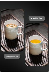 Taza de Porcelana de Jingdezhen con Relieve Chino, Color Verde Sombra, para Hogar u Oficina, de Alta Gama, Gran Capacidad, con Caja de Regalo para Personas Mayores - Product Image 4