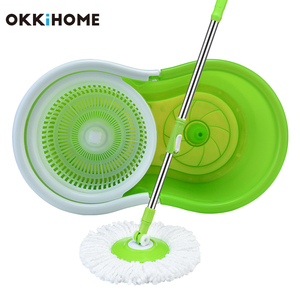OKKiHOME Ensemble serpillière et <span class=keywords><strong>seau</strong></span> <span class=keywords><strong>pour</strong></span> <span class=keywords><strong>le</strong></span> nettoyage des sols, serpillière rotative à 360 degrés avec <span class=keywords><strong>seau</strong></span>, <span class=keywords><strong>pour</strong></span> une vie facile - Product Image 3