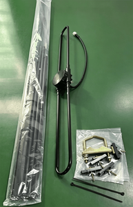 Antenne de communication Yagi YV5 VHF 136-174 MHz à 5 éléments, argentée et noire, amplificateur de signal de diffusion TV en aluminium - Product Image 5