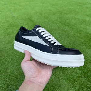 Zapatos <span class=keywords><strong>de</strong></span> Plataforma <span class=keywords><strong>de</strong></span> la <span class=keywords><strong>Marca</strong></span> <span class=keywords><strong>de</strong></span> Diseñador Owens, Zapatos <span class=keywords><strong>de</strong></span> Cuero Genuino para Hombre y Mujer, Zapatos Casuales Planos, Zapatos Blancos, Zapatos Negros - Product Image 4