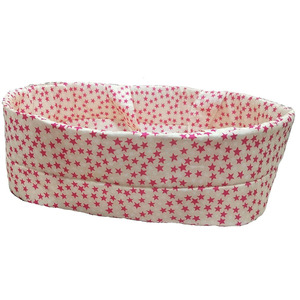 Cesta de Transporte Plegable y Portátil con Estampado de Estrellas para Muñecas Bebé, con Asas, para Niñas, Regalo, Muñecas de Peluche - Product Image 1