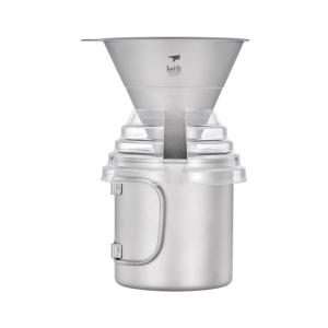 Hướng dẫn sử dụng tái sử dụng tinh khiết titan đổ trên nhỏ giọt thiết kế không cần giấy tờ với lưới lọc nhẹ thân thiện với môi Cà Phê Trà Maker - Product Image 2