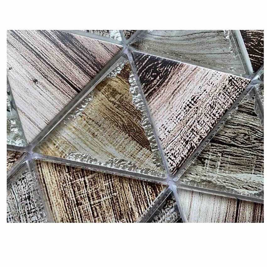 Настенный декор 30x30 см стеклянная мозаика конический вид стеклянная зеркальная плитка