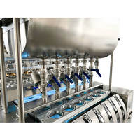 Machine de remplissage et de scellage automatique pneumatique pour gobelets en plastique de yaourt, pour l'emballage de lait/jus, haute précision