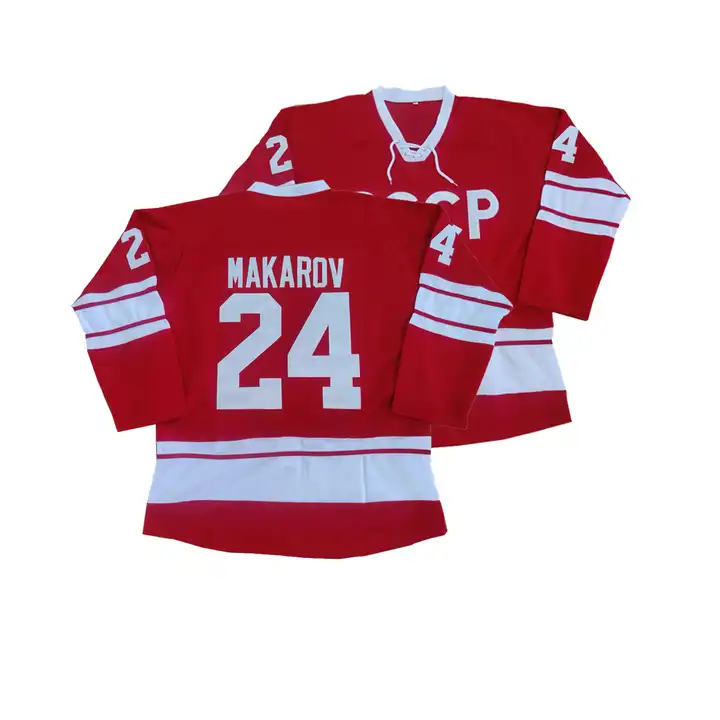 Source custom Tretiak CCP 24 Russia Red Ice Hockey Jersey 100% Stitched  youth Hockey Jersey S-3XL on m.