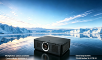 Projecteur laser 3LCD haute luminosité FLYIN RL-KU1200, pour grands espaces extérieurs, mapping 3D, compatible 4K immersif