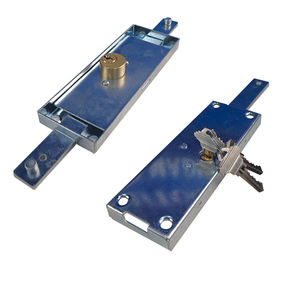 Clé en fer électrophorétique noir volet roulant serrure inférieure <span class=keywords><strong>porte</strong></span> rouleau serrure <span class=keywords><strong>de</strong></span> <span class=keywords><strong>porte</strong></span> - Product Image 1