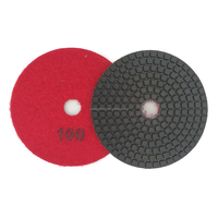 Venta directa de fábrica 4 "7 Setp Almohadilla de pulido de diamante húmedo Almohadilla de molienda de piedra de 100MM para herramientas de molienda de mármol