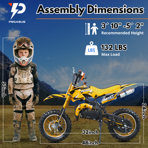 Mini moto tout-terrain automatique 2 temps à prix avantageux pour enfants, 35 km/h, frein à disque - Vente chaude - Product Image 2