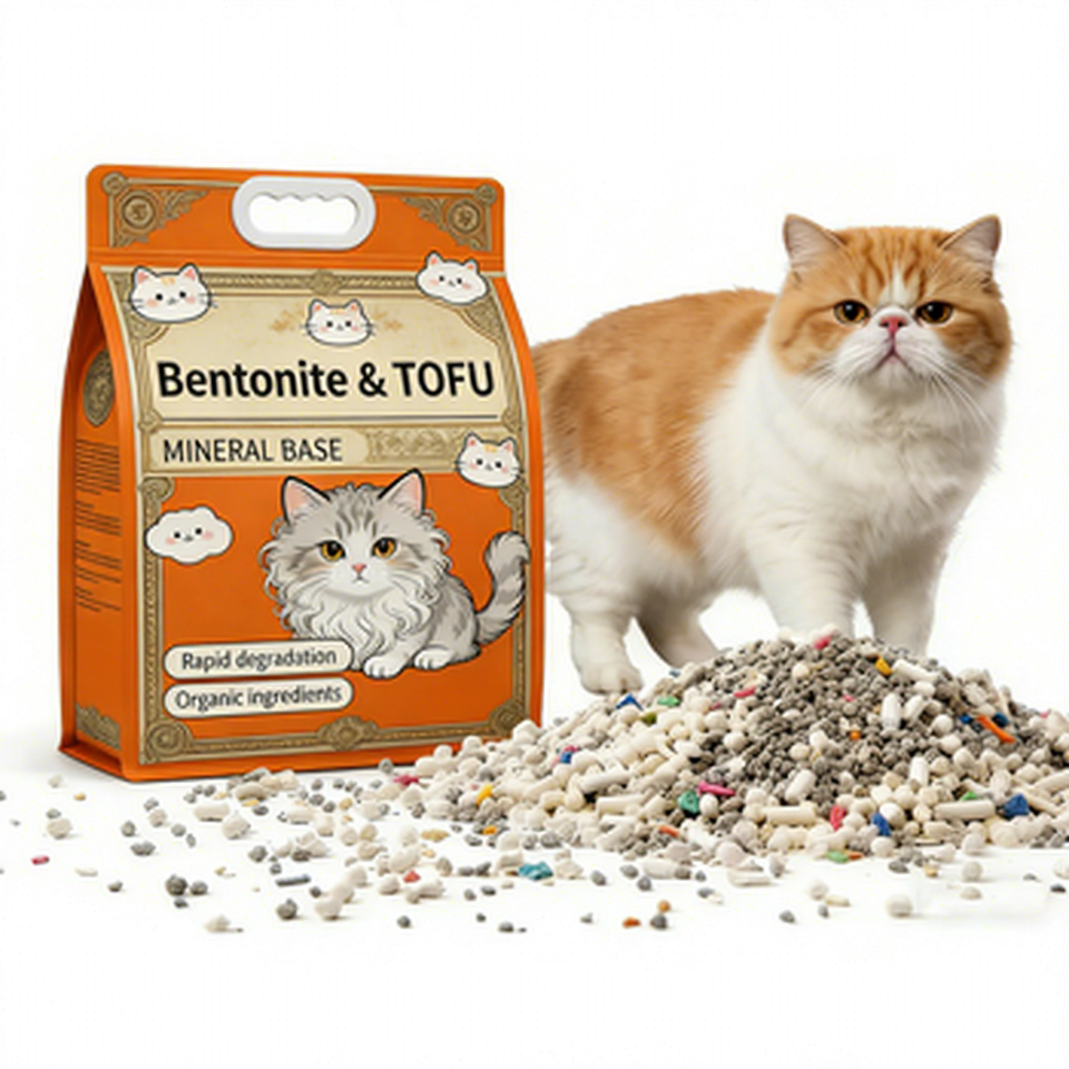 Mengzhua Ever Clean Clumping Cat Litter - Natural Tofu Sand with Lavender Deodorizer - Wholesale Sup