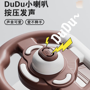 Trottinette d'équilibre dinosaure Kuyadoo pour enfants de 1 à 3 ans avec siège et fonction pousseur - Product Image 3