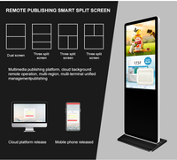 Pantallas Digitales Comerciales LCD, Letrero Digital con Soporte, Pantalla Interactiva 4K para Interiores, Eventos Promocionales