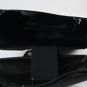 中国工厂新产品生动黑色2014哈雷戴维森旅游硬加长马鞍包 - Product Image 3