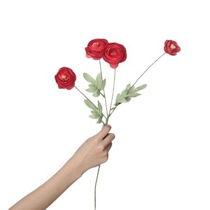 Arreglo de Flores Artificiales de Peonía Impresas y Perfumadas, Estilo Ins, Diseño de Lujo Ligero, Decoración para el Hogar, Plantas Artificiales para Mesa de Comedor - Product Image 5