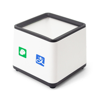 Escáner de Pago con Lector de Códigos de Barras QR 2D SG para Supermercados, Tiendas y Comercios - R42 Omnidireccional Fijo con 1 Año de Garantía USB/Cableado en Stock