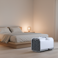 Climatiseur portable mini DC 12V 24V en gros avec télécommande et Wi-Fi pour voiture, camping-car, hôtel, type de prise AU