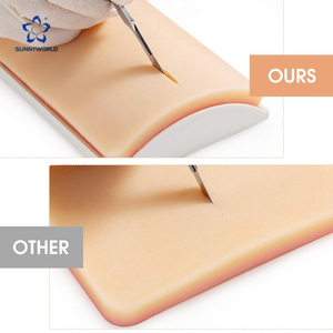 Matériel médical à domicile, coussin d'entraînement à la suture pour étudiants en médecine, coussin d'entraînement à la suture en silicone réutilisable - Product Image 5