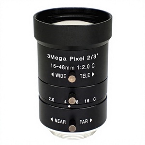 เลนส์ซูมแบบแมนนวล, 16-48 มม., 3MP, ปราศจากความผิดเพี้ยน, 2/3", เมาท์ C, เลนส์อุตสาหกรรมสำหรับการมองเห็นด้วยเครื่องจักร M999 - Product Image 1