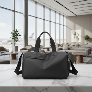 Bolsa de lona de <span class=keywords><strong>viaje</strong></span> de gran capacidad personalizada, correa de hombro de poliéster, equipo de fitness para gimnasio, bolsas deportivas, entrega durante la noche, <span class=keywords><strong>avión</strong></span> - Product Image 1