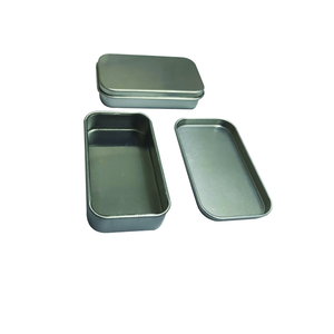 Chất Lượng Cao 15Ml Hai-Mảnh Bạc Nhôm Hộp Hình Chữ Nhật Hình Dạng Có Thể Tái Chế Thân Thiện Với Môi Chăm Sóc Da Nhà Máy Giá - Product Image 1