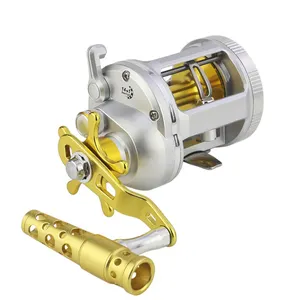 Horizon 4.2:1 Trolling Reel Angrolle Nhôm CNC Saltwater Big Trò Chơi Câu Cá Reel Molinete Pesca Thông Thường Cắt Chuyển Reel