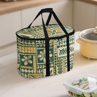 Sac de transport réutilisable pour autocuiseur, motif Frangipani Îles du Pacifique, pour le transport d'appareils de cuisine