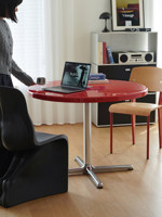 Table à manger pliante de style mid-century, bureau pliant multifonctionnel créatif, idéal pour les petits appartements et les gîtes