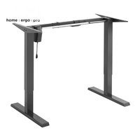 Bureau assis-debout électrique à double moteur réglable en hauteur, personnalisable avec support OEM, catégorie de produit : armoires à outils