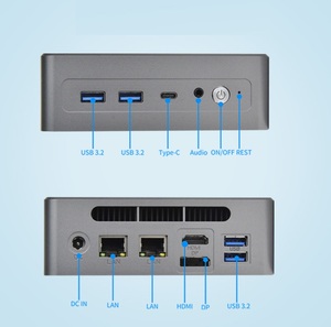 บูก AMD <span class=keywords><strong>R5</strong></span> <span class=keywords><strong>3550H</strong></span>, 4 คอร์, 8 เธรด, มินิพีซีแบบเบส - Product Image 2