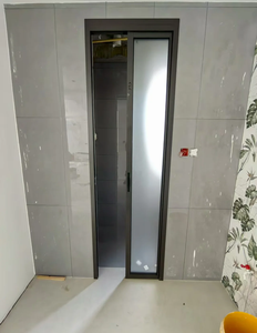 Hợp kim nhôm Bi-Fold Tempered Glass phòng tắm hiện đại chống ẩm không thấm nước EPDM con dấu khung nhôm độ ẩm cao - Product Image 2