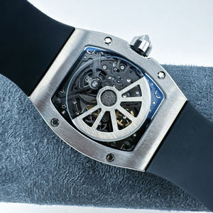 Montre mécanique à mouvement intégré en titane de qualité supérieure, édition limitée, ultra-fine, luxueuse, pour homme - Product Image 5