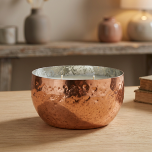 Recipiente de Metal para Velas de Cobre, el Más Vendido, para Velas Aromáticas de Cera de Soja para el Hogar y la Mesa - Artesanía India para el Hogar - Product Image 3