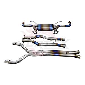 Tuyau d'échappement à valve en titane bleu à haut débit Vortex pour Aston Martin Rapide 6.0 V12, sonorité sportive profonde, kit de réglage sans drone inclus - Product Image 4