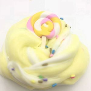 2021hot Selling Sweets <b>Candy</b> Fluffy Butter Slime Colorful Charms Cloud Chocolate Playdough Slime - Product Image 6