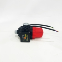 Contrôleur de pression de pompe automatique 3C avec manomètre et protection contre la marche à sec, 220V 16A, interrupteur de pression pour pompe à eau domestique