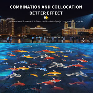 Yufan เครื่องฉาย Gobo นกว่ายน้ำปลาแบบไดนามิกเอฟเฟกต์ฉายโลโก้ไฟโฆษณา - Product Image 3