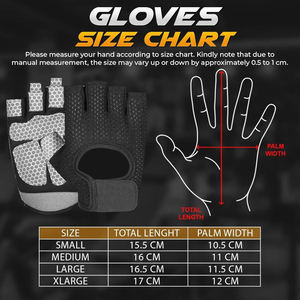 Guanti da Palestra Antiscivolo, Guanti Sportivi, Guanti Fitness in <span class=keywords><strong>Silicone</strong></span> Invernali per Sollevamento Pesi, Ventilati e Traspiranti - Product Image 6