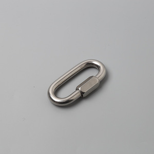 Thép không gỉ liên kết nhanh 4mm Độ dày Carabiners chuỗi kết nối - Product Image 6