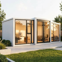 Casa Contenedor Expandible de Doble Ala con Diseño de Estructura de Acero de Lujo y Estilo Contemporáneo