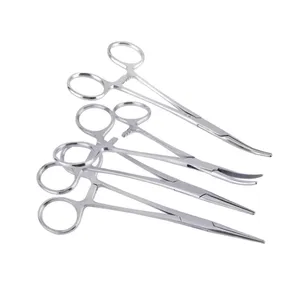 Surgical Straight/Curved Hemostatic Mosquito Forceps Hemostat