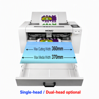 Machine de découpe et d'embossage numérique A3 MOMOTECH à alimentation automatique par servomoteur pour papier d'étiquettes et découpe de contour