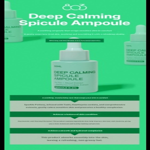 Ampoule apaisante intense à base de spicules coréennes TAZO COMPANY - Apaisement intense pour la barrière cutanée, anti-irritation et minimisation des pores - Product Image 2