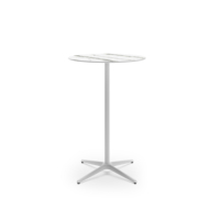 Table basse ronde en marbre et fer blanc, style européen, pour salon, modèle de table basse mobile