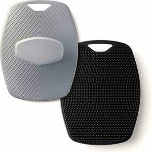 New Premium Square Shape Silicone Body Buffer Exfoliating Back <b>Face</b> Hair Scalp Brush Custom Logo Black Shower <b>Scrubber</b> - Product Image 4