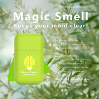 Bâtonnet nasal à l'huile essentielle de romarin pour une meilleure concentration et une meilleure mémoire, soulagement du stress, parfum aux herbes, aide pour le travail et les études