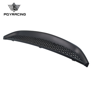 กระจังหน้า Poyracing พลาสติก ABS สีดำ สำหรับ Honda Civic 01-03 ใช้ได้กับกันชน - Product Image 1