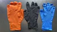Vente en gros pour mécanicien industriel, gants en nitrile à texture diamant pour camion de nettoyage d'aliments sans latex résistant