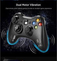 Manette sans fil Xbox 360, interface USB, manette 2.4G avec récepteur, manette de jeu pour console de jeu vidéo Xbox 360