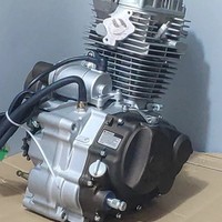 Rangkaian Mesin CB250 1 Silinder 4 Tak Berkualitas Tinggi CQRT4 Vertikal 250cc untuk ATV, Motor Trail, Pit Bike, Berpendingin Udara, Starter Elektrik
