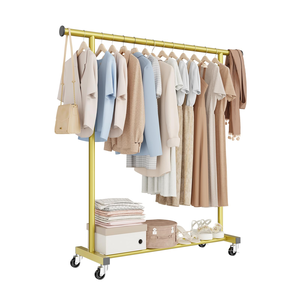 ราวแขวนเสื้อผ้าแบบพกพา ดีไซน์ใหม่จากโรงงาน สำหรับใช้ในบ้าน - Product Image 1